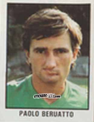 Sticker Paolo Beruatto - Calcio Flash 1981 n. 22 - Edizioni Flash