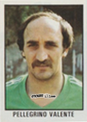 Sticker Pellegrino Valente - Calcio Flash 1981 n. 23 - Edizioni Flash