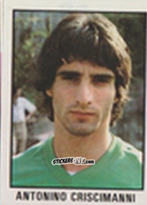 Sticker Antonino Criscimanni - Calcio Flash 1981 n. 24 - Edizioni Flash