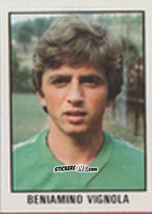 Figurina Beniamino Vignola - Calcio Flash 1981 n. 26 - Edizioni Flash