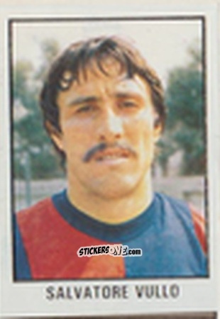 Cromo Salvatore Vullo - Calcio Flash 1981 n. 34 - Edizioni Flash