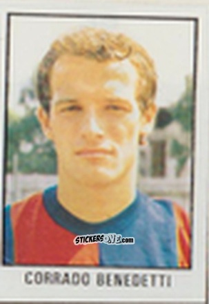 Cromo Corrado Benedetti - Calcio Flash 1981 n. 36 - Edizioni Flash