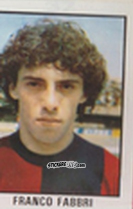 Figurina Franco Fabbri - Calcio Flash 1981 n. 37 - Edizioni Flash