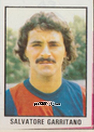 Sticker Salvatore Garritano - Calcio Flash 1981 n. 43 - Edizioni Flash