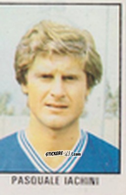 Figurina Pasquale Iachini - Calcio Flash 1981 n. 56 - Edizioni Flash