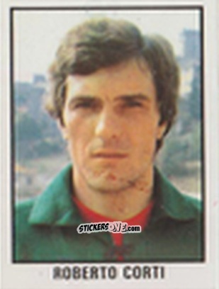 Cromo Roberto Corti - Calcio Flash 1981 n. 61 - Edizioni Flash