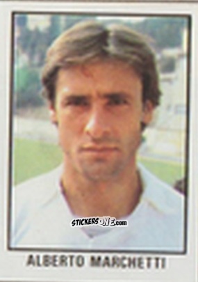 Figurina Alberto Marchetti - Calcio Flash 1981 n. 69 - Edizioni Flash