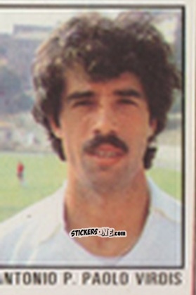 Figurina Antonio P. Paolo Virdis - Calcio Flash 1981 n. 75 - Edizioni Flash