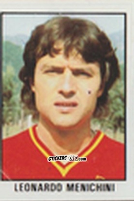 Sticker Leonardo Menichini - Calcio Flash 1981 n. 80 - Edizioni Flash