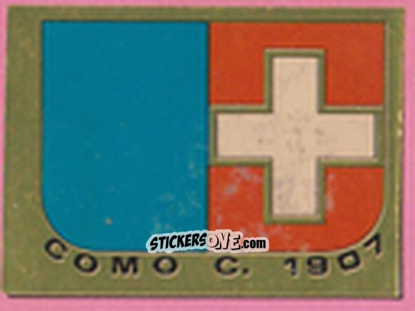 Sticker Scudetto Como - Calcio Flash 1981 n. SC9 - Edizioni Flash