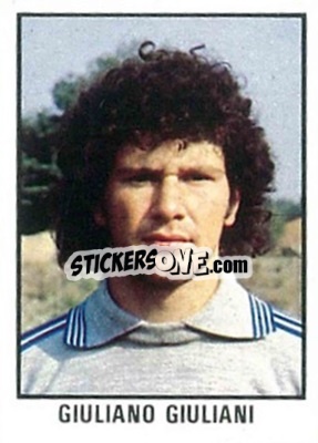 Sticker Giuliano Giuliani - Calcio Flash 1981 n. 92 - Edizioni Flash