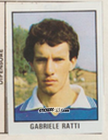 Sticker Gabrielle Ratti - Calcio Flash 1981 n. 94 - Edizioni Flash