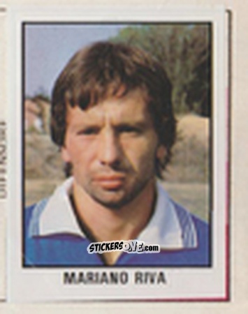 Sticker Mariano Riva - Calcio Flash 1981 n. 97 - Edizioni Flash