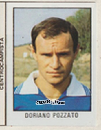 Cromo Doriano Pozzato - Calcio Flash 1981 n. 99 - Edizioni Flash