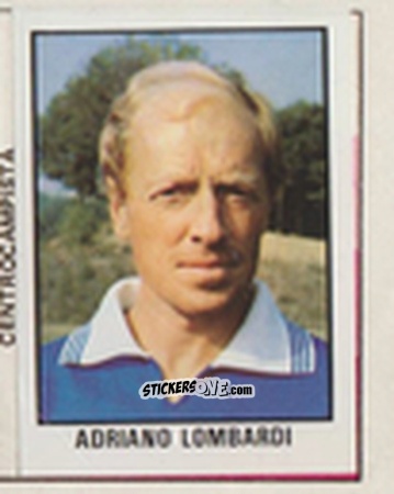 Figurina Adriano Lombardi - Calcio Flash 1981 n. 100 - Edizioni Flash