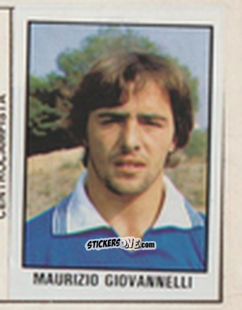 Figurina Maurizio Giovannelli - Calcio Flash 1981 n. 101 - Edizioni Flash