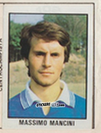 Sticker Massimo Mancini - Calcio Flash 1981 n. 102 - Edizioni Flash