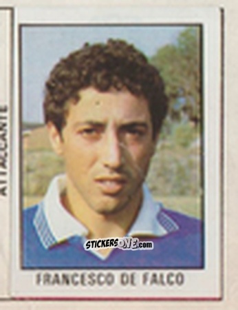 Sticker Francesco De Falco - Calcio Flash 1981 n. 103 - Edizioni Flash