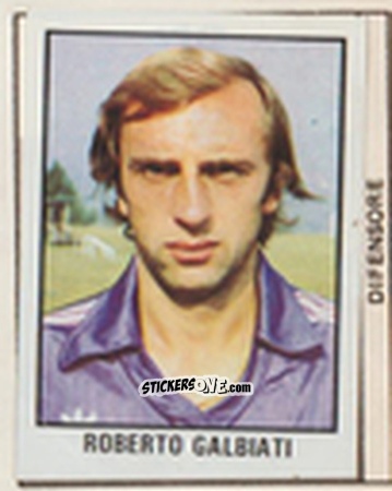 Sticker Roberto Galbiati - Calcio Flash 1981 n. 112 - Edizioni Flash