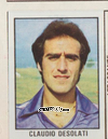 Sticker Claudio Desolati - Calcio Flash 1981 n. 118 - Edizioni Flash