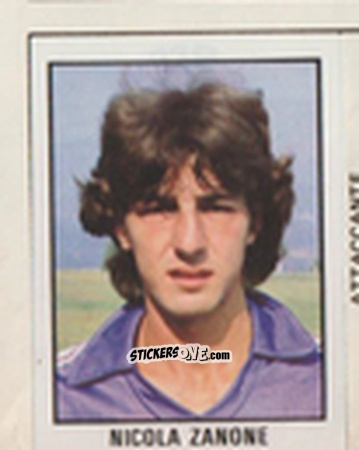 Sticker Nicola Zanone - Calcio Flash 1981 n. 119 - Edizioni Flash