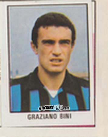 Figurina Graziano Bini - Calcio Flash 1981 n. 127 - Edizioni Flash
