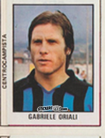 Sticker Gabriele Oriali - Calcio Flash 1981 n. 128 - Edizioni Flash