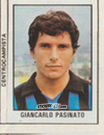 Sticker Giancarlo Pasinato - Calcio Flash 1981 n. 129 - Edizioni Flash