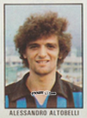 Cromo Alessandro Altobelli - Calcio Flash 1981 n. 134 - Edizioni Flash