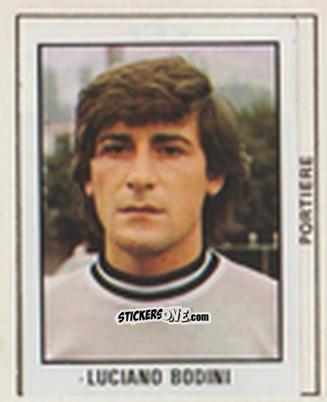 Cromo Luciano Bodini - Calcio Flash 1981 n. 137 - Edizioni Flash