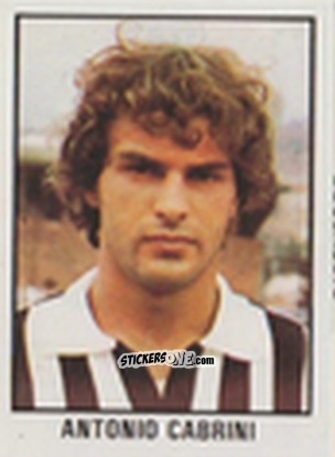Cromo Antonio Cabrini - Calcio Flash 1981 n. 139 - Edizioni Flash