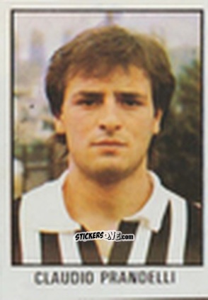 Sticker Claudio Prandelli - Calcio Flash 1981 n. 143 - Edizioni Flash