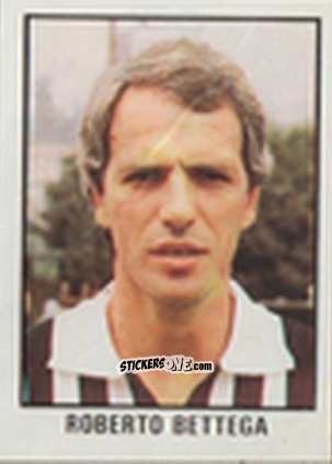 Sticker Roberto Bettega - Calcio Flash 1981 n. 150 - Edizioni Flash
