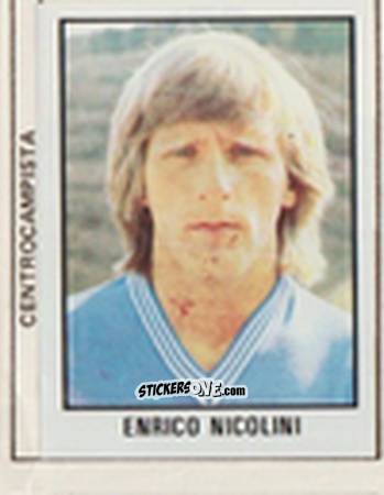 Cromo Enrico Nicolini - Calcio Flash 1981 n. 159 - Edizioni Flash