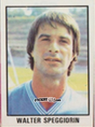 Cromo Walter Speggiorin - Calcio Flash 1981 n. 163 - Edizioni Flash