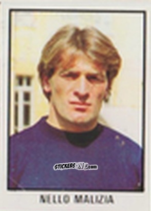 Figurina Nello Malizia - Calcio Flash 1981 n. 166 - Edizioni Flash
