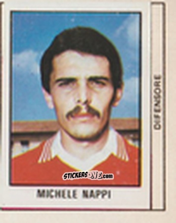 Cromo Michele Nappi - Calcio Flash 1981 n. 168 - Edizioni Flash