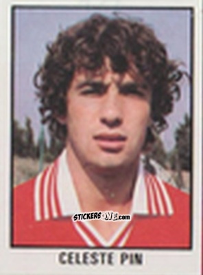 Cromo Celeste Pin - Calcio Flash 1981 n. 171 - Edizioni Flash