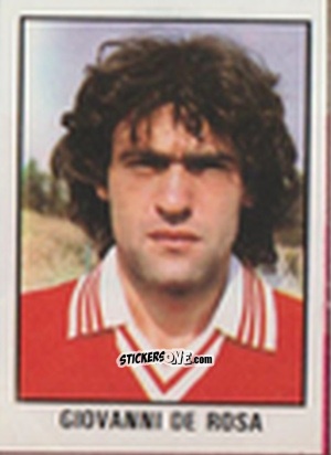 Figurina Giovanni De Rosa - Calcio Flash 1981 n. 179 - Edizioni Flash