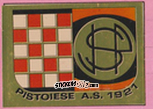 Sticker Scudetto Pistoiese - Calcio Flash 1981 n. SC15 - Edizioni Flash