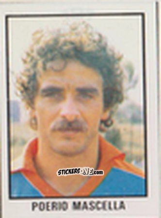 Figurina Poerio Mascella - Calcio Flash 1981 n. 181 - Edizioni Flash