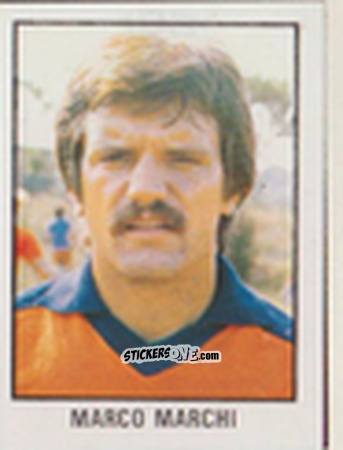 Sticker Marco Marchi - Calcio Flash 1981 n. 183 - Edizioni Flash