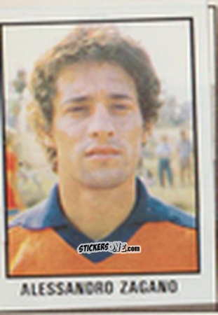 Cromo Alessandro Zagano - Calcio Flash 1981 n. 184 - Edizioni Flash