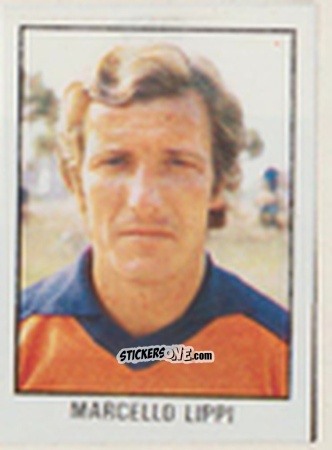 Cromo Marcello Lippi - Calcio Flash 1981 n. 186 - Edizioni Flash
