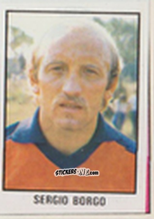 Cromo Sergio Borgo - Calcio Flash 1981 n. 187 - Edizioni Flash