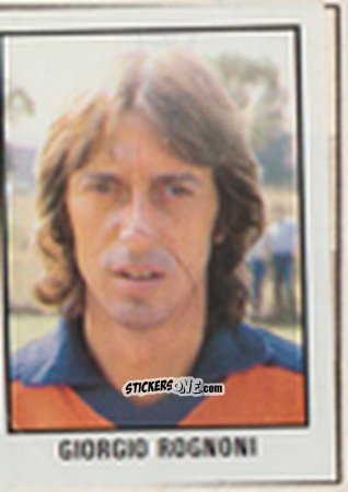 Figurina Giorgio Rognoni - Calcio Flash 1981 n. 191 - Edizioni Flash