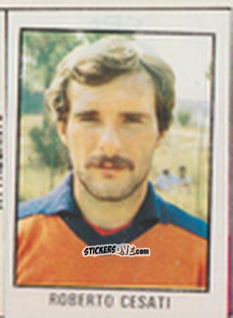 Cromo Roberto Cesati - Calcio Flash 1981 n. 193 - Edizioni Flash
