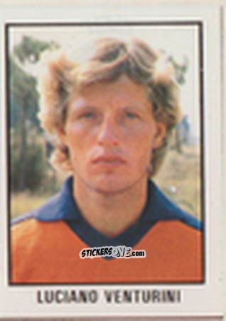 Cromo Luciano Venturini - Calcio Flash 1981 n. 195 - Edizioni Flash
