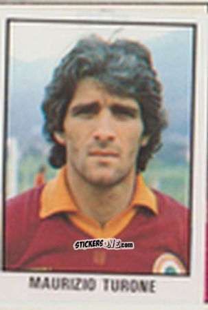 Cromo Maurizio Turone - Calcio Flash 1981 n. 201 - Edizioni Flash