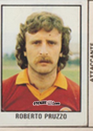 Sticker Roberto Pruzzo - Calcio Flash 1981 n. 210 - Edizioni Flash